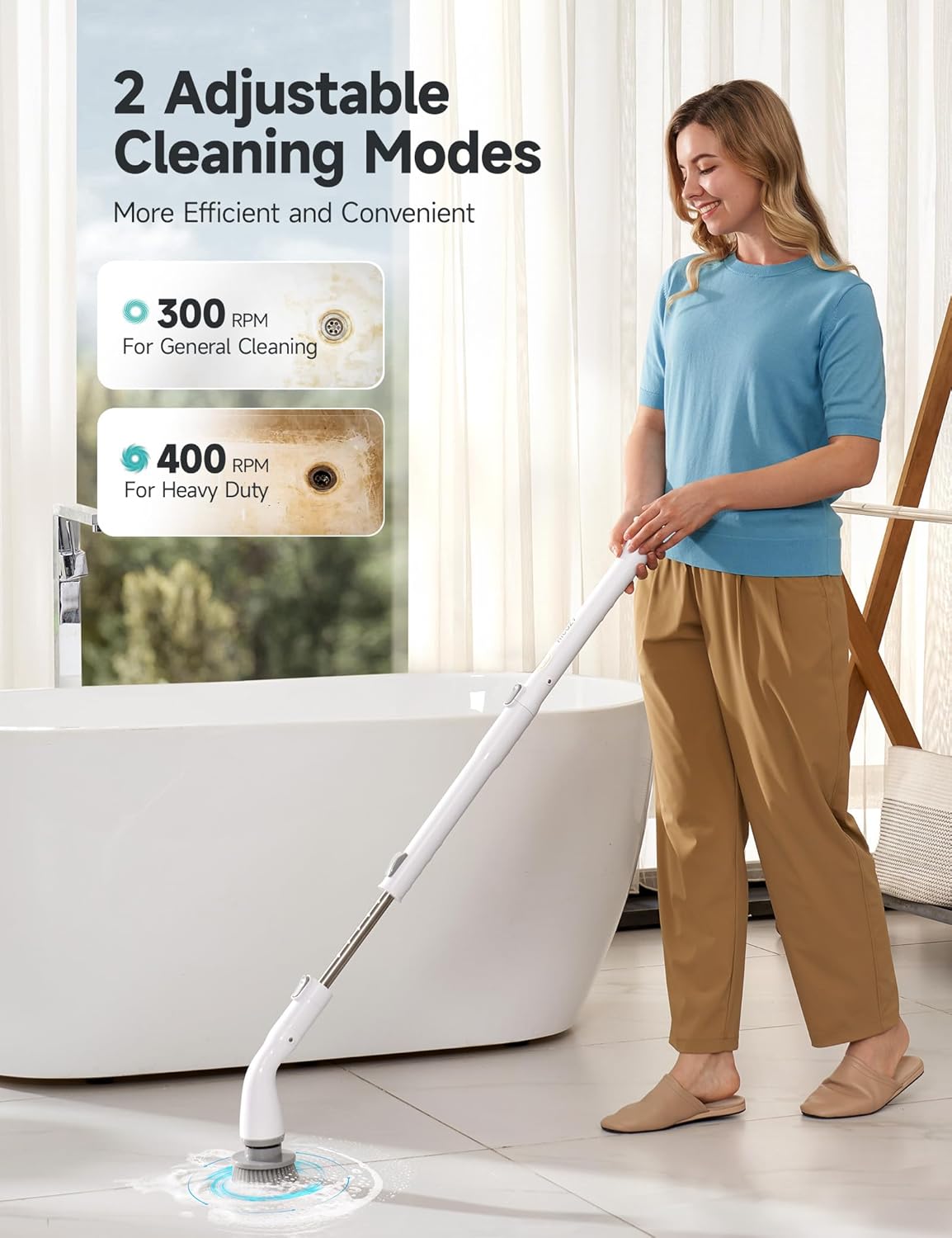 ELECTRIC SPIN SCRUBBER