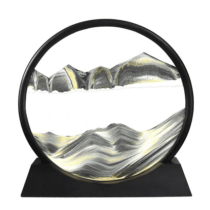3D Moving Sand Mountain Lamp With Stand