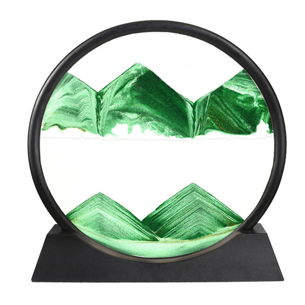 3D Moving Sand Mountain Lamp With Stand