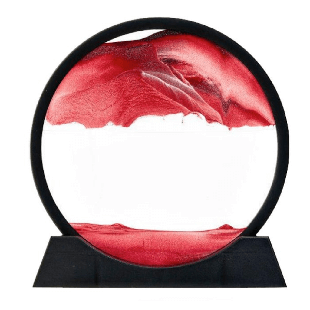 3D Moving Sand Mountain Lamp With Stand