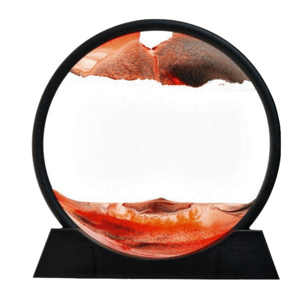 3D Moving Sand Mountain Lamp With Stand