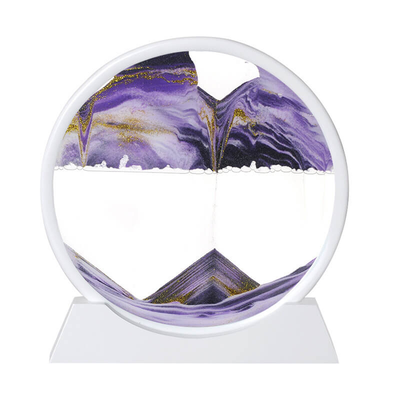 3D Moving Sand Mountain Lamp With Stand