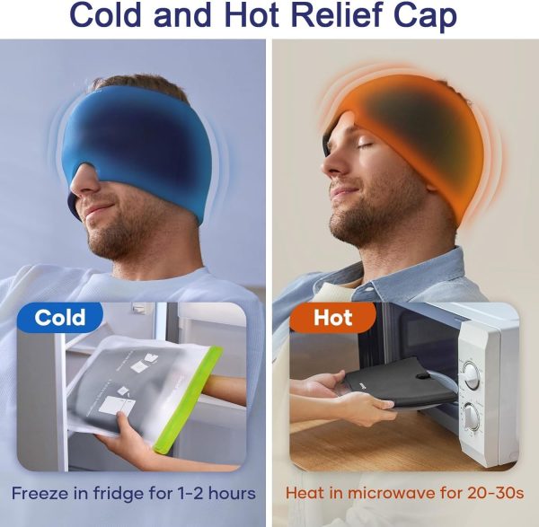Migraine Relief Cap – Headache Relief Hat For Migraine Relief, Tension
