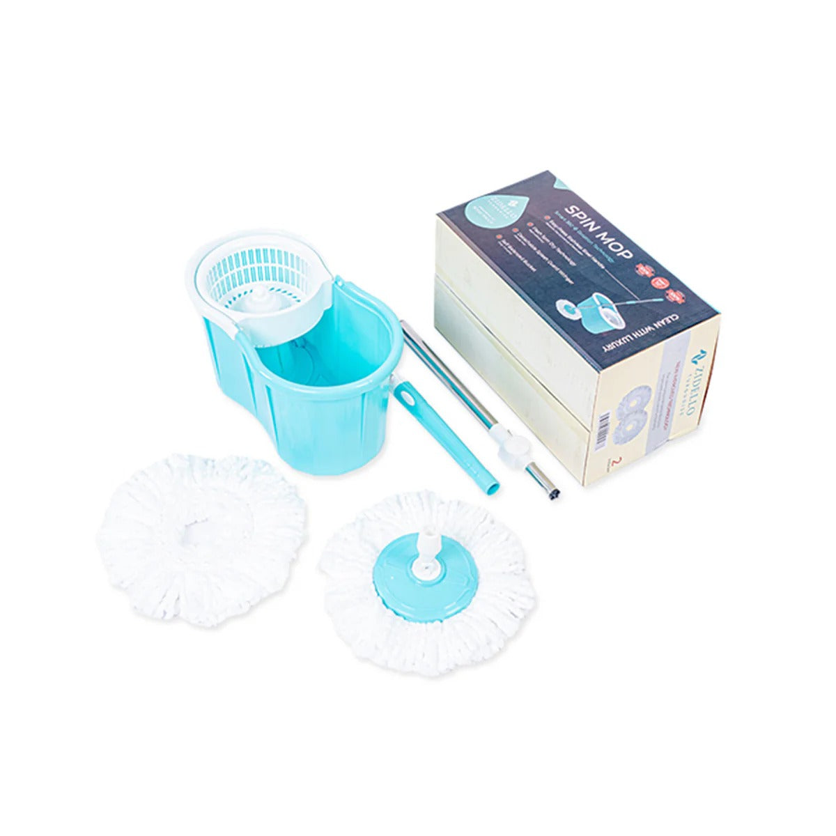 Magic Spin Mop Set – 360 Degree Microfiber Mop