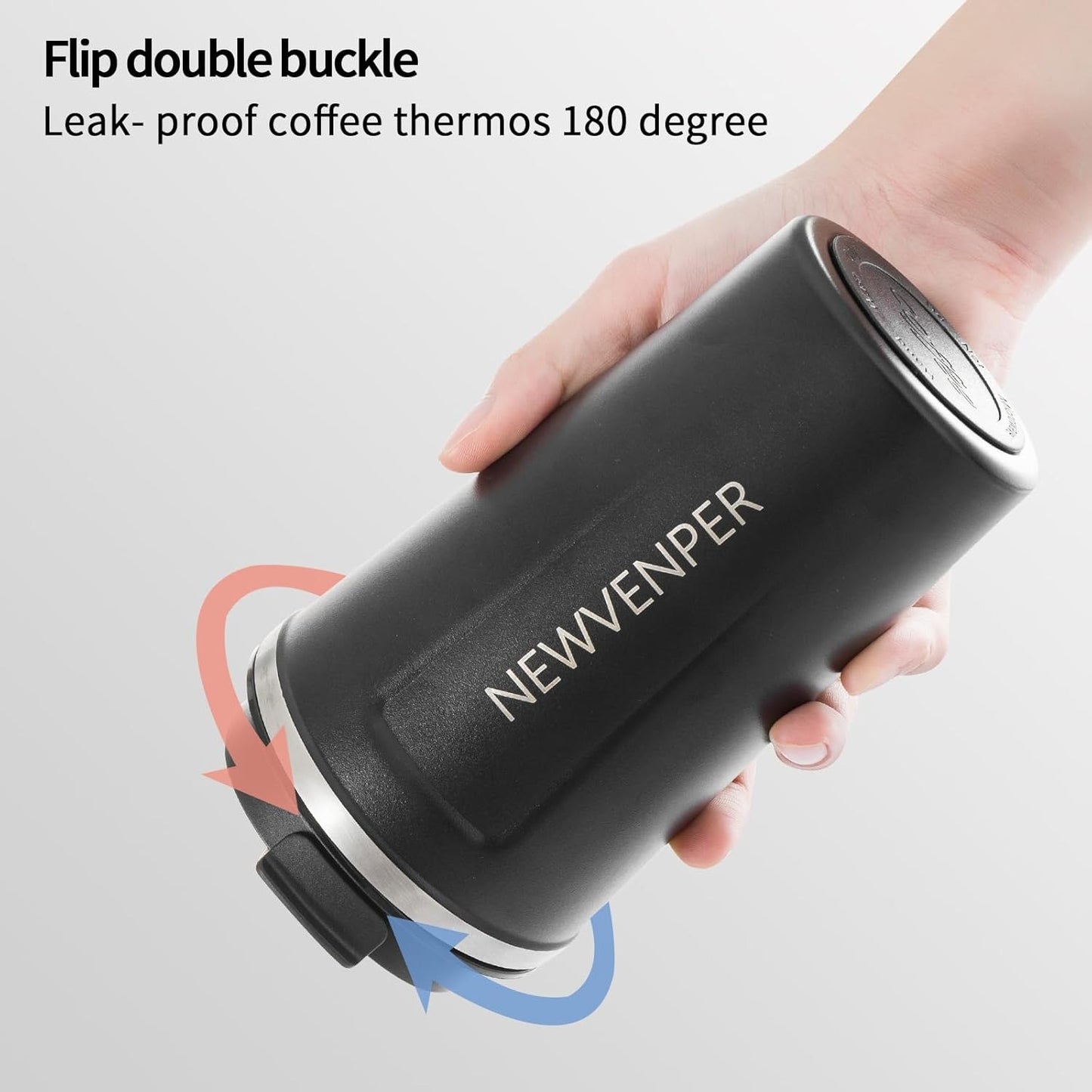 Stainless Steel Vacuum Insulated Travel Coffee Mug,Temperature Display Insulated Tumbler