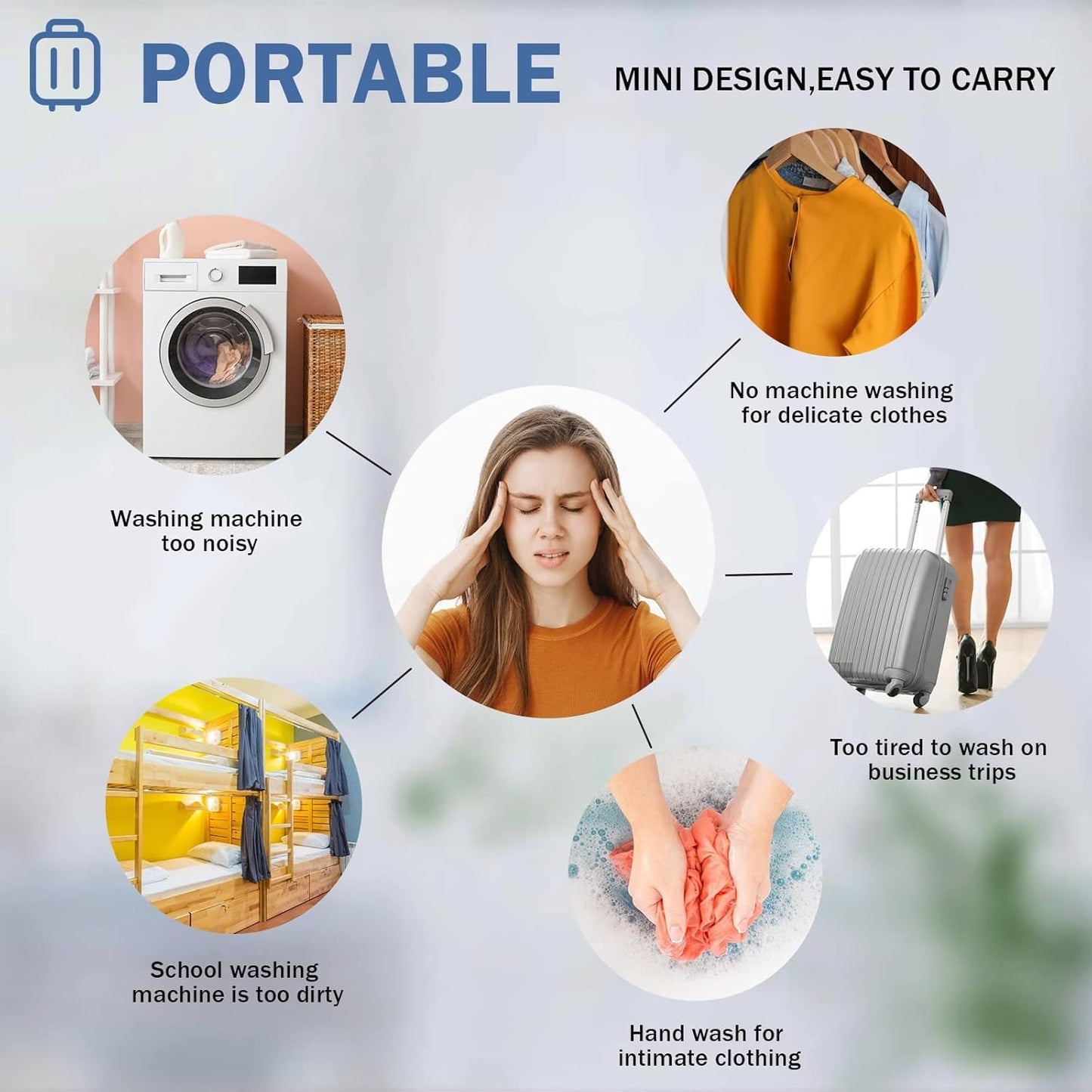 Ultrasonic Rotating Turbine Washing Machine