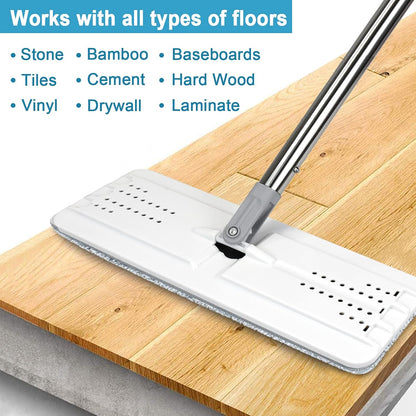 MOP CLEANER WITH BUCKET & 2 EXTRA MOP FIBER
