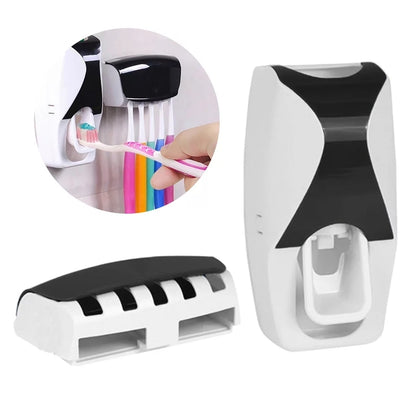 Toothbrush Dispenser – Automatic Toothpaste Squeezer And Holder Set ZEEBAY