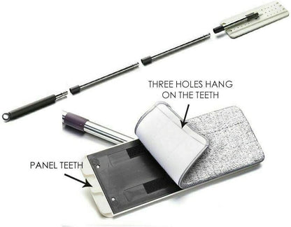 MOP CLEANER WITH BUCKET & 2 EXTRA MOP FIBER