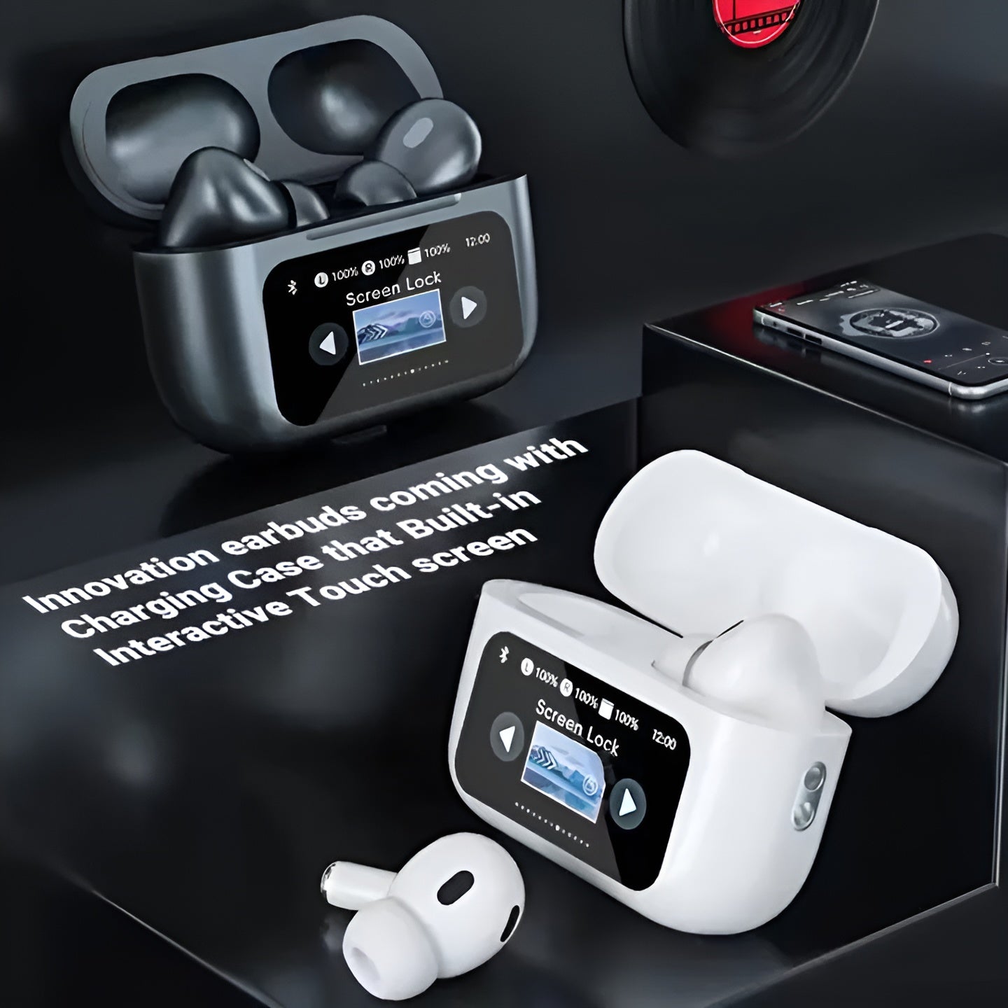 A9 Pro Touch Screen Display Wireless Airpods ZEEBAY