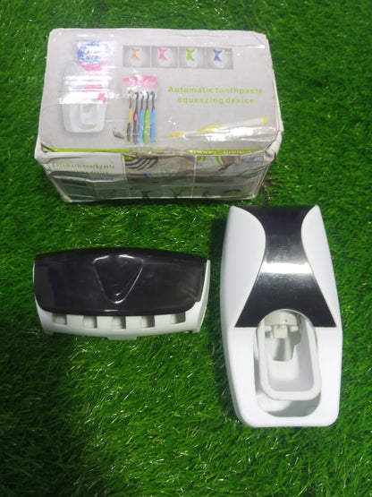 Toothbrush Dispenser – Automatic Toothpaste Squeezer And Holder Set ZEEBAY