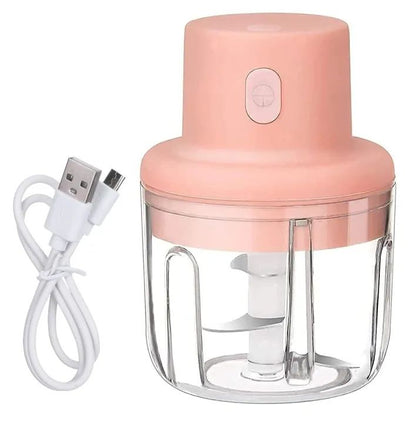 MINI ELECTRIC VEGETABLE CHOPPER – USB Rechargeable & Portable