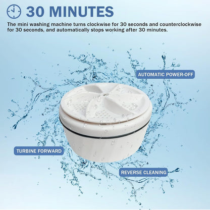 Ultrasonic Rotating Turbine Washing Machine