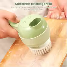 4In1 Electric Vegetable Cutter Set Handheld Wireless Electric Garlic Masher Food Chopper Meat Grinder Machine Food Peel Slice